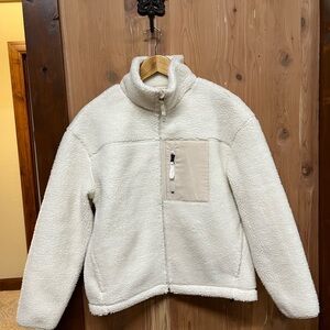 Arizona Jean Company White Fleece Jacket